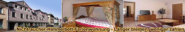 Weihnachten in der Nichtraucher-Himmelbett-Ferienwohnung